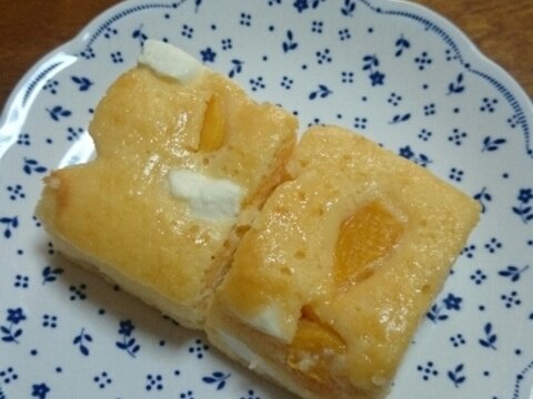 杏とクリームチーズのケーキ♪